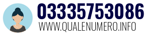 Numero di telefono 03335753086 03335753086