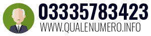 Numero di telefono 03335783423 03335783423