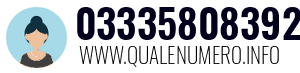 Numero di telefono 03335808392 03335808392