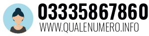 Numero di telefono 03335867860 03335867860