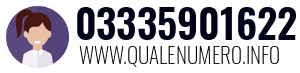 Numero di telefono 03335901622 03335901622