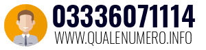Numero di telefono 03336071114 03336071114