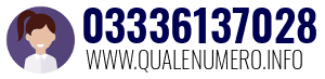 Numero di telefono 03336137028 03336137028