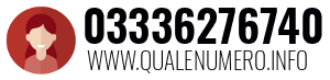 Numero di telefono 03336276740 03336276740