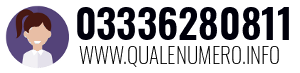 Numero di telefono 03336280811 03336280811