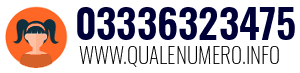 Numero di telefono 03336323475 03336323475