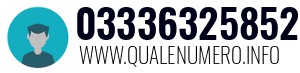 Numero di telefono 03336325852 03336325852