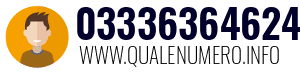 Numero di telefono 03336364624 03336364624