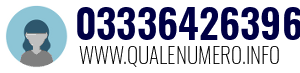 Numero di telefono 03336426396 03336426396