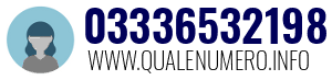 Numero di telefono 03336532198 03336532198