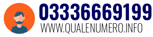 Numero di telefono 03336669199 03336669199