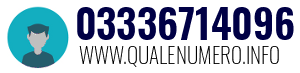 Numero di telefono 03336714096 03336714096