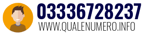Numero di telefono 03336728237 03336728237