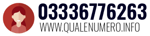 Numero di telefono 03336776263 03336776263