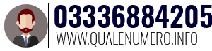 Numero di telefono 03336884205 03336884205