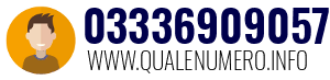 Numero di telefono 03336909057 03336909057