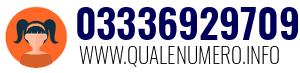 Numero di telefono 03336929709 03336929709
