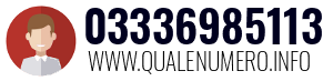 Numero di telefono 03336985113 03336985113