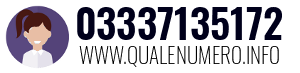 Numero di telefono 03337135172 03337135172