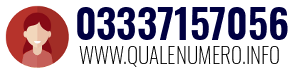 Numero di telefono 03337157056 03337157056