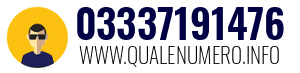 Numero di telefono 03337191476 03337191476