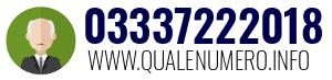 Numero di telefono 03337222018 03337222018