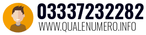 Numero di telefono 03337232282 03337232282