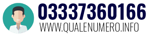 Numero di telefono 03337360166 03337360166