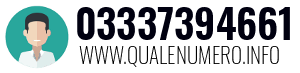 Numero di telefono 03337394661 03337394661