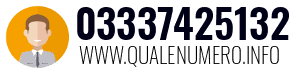 Numero di telefono 03337425132 03337425132