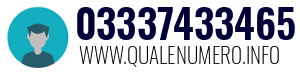 Numero di telefono 03337433465 03337433465
