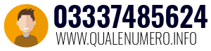 Numero di telefono 03337485624 03337485624