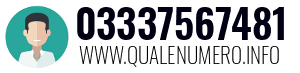 Numero di telefono 03337567481 03337567481