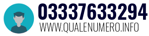 Numero di telefono 03337633294 03337633294