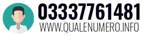 Numero di telefono 03337761481 03337761481