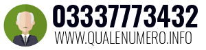 Numero di telefono 03337773432 03337773432