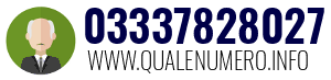 Numero di telefono 03337828027 03337828027