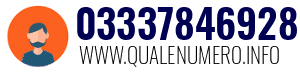 Numero di telefono 03337846928 03337846928