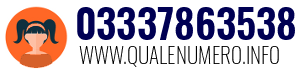 Numero di telefono 03337863538 03337863538