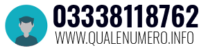 Numero di telefono 03338118762 03338118762