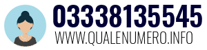 Numero di telefono 03338135545 03338135545