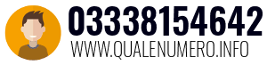 Numero di telefono 03338154642 03338154642