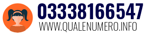 Numero di telefono 03338166547 03338166547