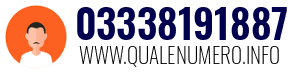 Numero di telefono 03338191887 03338191887