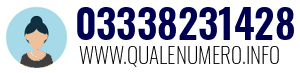 Numero di telefono 03338231428 03338231428