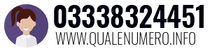 Numero di telefono 03338324451 03338324451