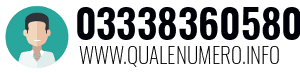 Numero di telefono 03338360580 03338360580
