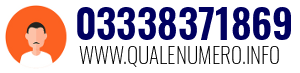 Numero di telefono 03338371869 03338371869