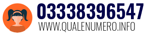 Numero di telefono 03338396547 03338396547