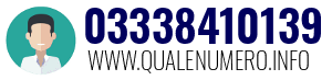 Numero di telefono 03338410139 03338410139